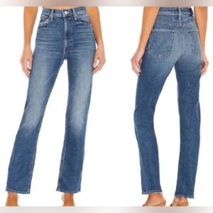 MOTHER Superior High Waisted Rider Skimp ‘Cowboys Don’t Cry’Denim Jeans